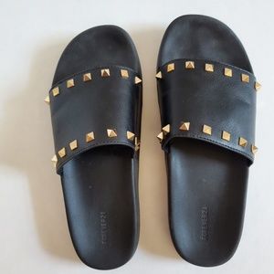Forever 21 Studded Slides